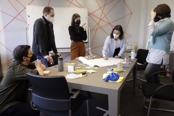 Projektteam bei der Erarbeitung der Kommunikationskonzepte von MEnergie